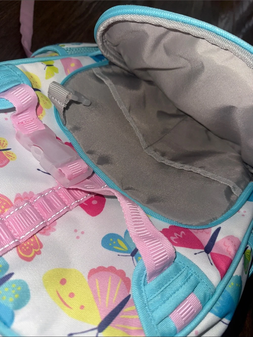 Pottery Barn Kids Large Butterfly Backpack & Lunchbox Set